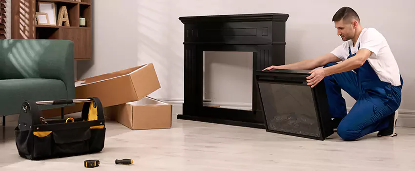 Old Rusted Metal Fireplace Repair And Replacement in Manchester, MO